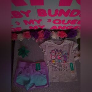 #3636👉🏼 CUTE 2-PIECE SET 🚨(T-SHIRT SIZE: 3T & SHORTS SIZE: 4T)🚨